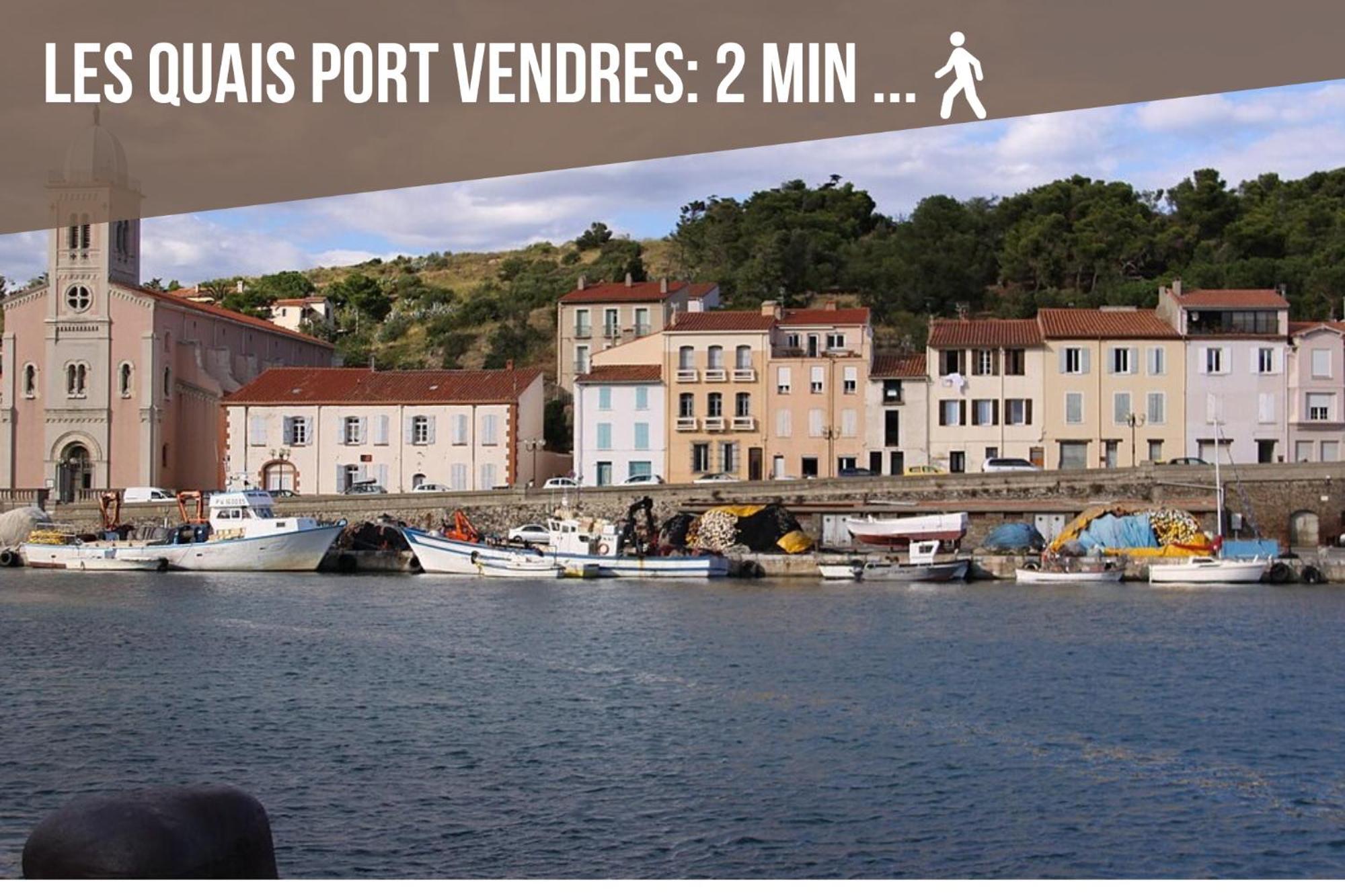 Ferienwohnung L'Escapade, Port A 200M, Climatisation Et Balcon Port Vendres Exterior foto